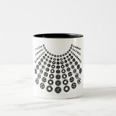 Wenn es neun 9 berüchtigte RBG gibt Zweifarbige Tasse (Mittel)