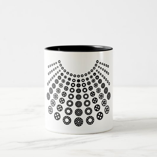 Wenn es neun 9 berüchtigte RBG gibt Zweifarbige Tasse (Mittel)