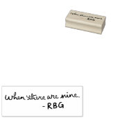 Wenn es neun - RBG gibt Gummistempel (Stempel)