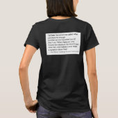 Wenn es neun Richter Ginsburg RBG Zitat T-S gibt T-Shirt (Rückseite)