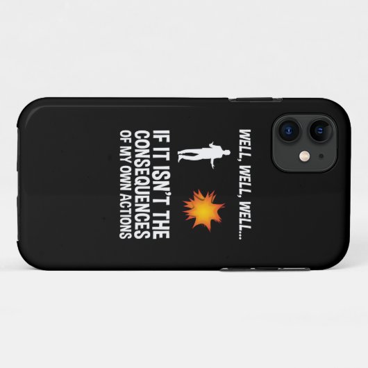 Wenn es nicht die Folgen meiner eigenen Handlungen Case-Mate iPhone Hülle (Rückseite (Horizontal))