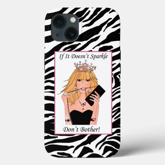 "Wenn es nicht glüht, dann mach dir nichts vor!" Case-Mate iPhone Hülle (Rückseite)