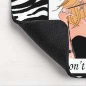 Wenn es nicht glüht - mach dir nichts vor!" mousepad (Ecke)