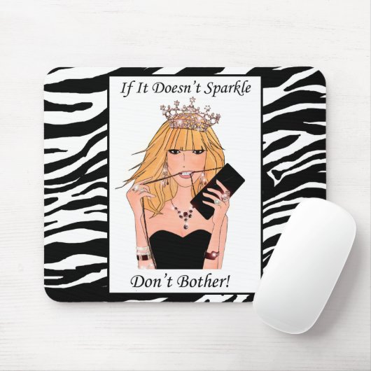 Wenn es nicht glüht - mach dir nichts vor!" mousepad (Mit Mouse)