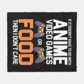 Wenn es nicht mit Anime-Videospielen oder Spielen Fleecedecke (Vorderseite (Horizontal))