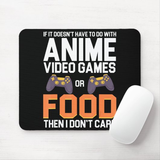 Wenn es nicht mit Anime-Videospielen oder Spielen  Mousepad (Mit Mouse)