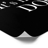 Wenn es nicht öffnet, ist es nicht deine Tür Poster (Ecke)