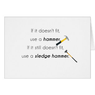 Wenn es nicht passt,