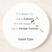 Wenn es nicht passt, getränkeuntersetzer (Vorne)