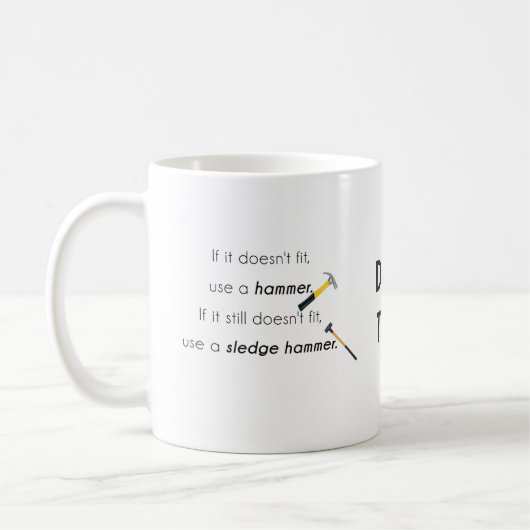 Wenn es nicht passt, kaffeetasse (Links)