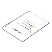 Wenn es nicht passt, notizblock (Linke Seite)