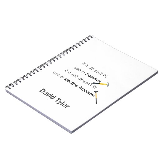 Wenn es nicht passt, notizblock (Linke Seite)