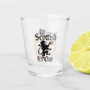 Wenn es nicht schottisch ist schnapsglas