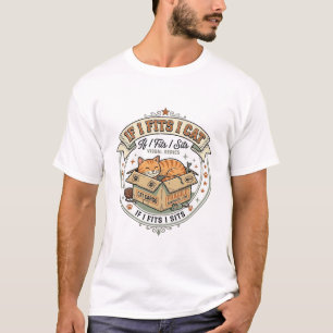 Wenn es passt, ist es Katze Vintage Vektor Kunst T-Shirt