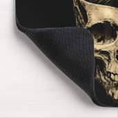 Wenn es passt, sitzt schwarzer Katzen-Schädel lust Mousepad (Ecke)