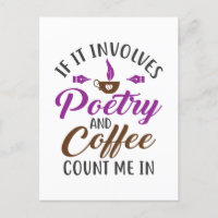 Wenn es Poesie und Kaffee betrifft, zählen Sie mir