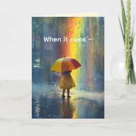 WENN ES REGNET - GUTE KARTE BEKOMMEN