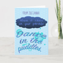 Wenn es regnet inspirierende Anregenziffer