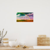 Wenn es regnet (inspirierendes) benutzerdefinierte poster (Küche)