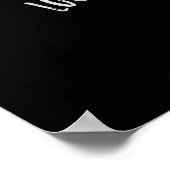 Wenn es regnet - inspirierendes Poster (Ecke)