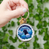 Wenn es regnet, ist Katze immer noch etwas Schönes Schlüsselanhänger (Hand)