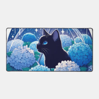 Wenn es regnet, ist Katze immer noch etwas Schönes Schreibtischunterlage