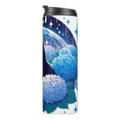 Wenn es regnet, ist Katze immer noch etwas Schönes Thermosbecher (Nach rechts gedreht)