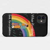 WENN ES REGNET NACH EINEM RAINBOW ZU SUCHEN inspir Case-Mate iPhone Hülle (Rückseite (Horizontal))