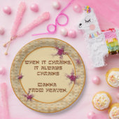 Wenn es regnet...Papierplatte Pappteller (Party)