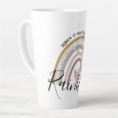 wenn es regnet suchen nach Regenbogen niedlich mod Milchtasse (Linke Ecke)