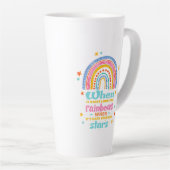 Wenn es regnet, suchen Sie nach Regenbogen Milchtasse (Rechte Ecke)