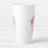 Wenn es regnet, suchen Sie nach Regenbogen Milchtasse (Vorderseite)