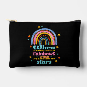 Wenn es regnet, suchen Sie nach Regenbogen Zubehörtasche