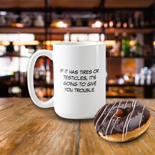 Wenn es Reifen Tasse hat