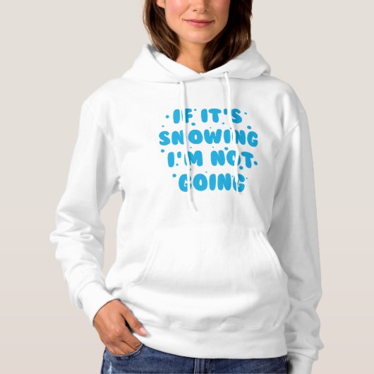 Wenn es schneit hoodie (Vorderseite)