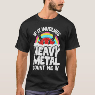 Wenn es Schwermetall in meiner Kindheit in Rainbo T-Shirt