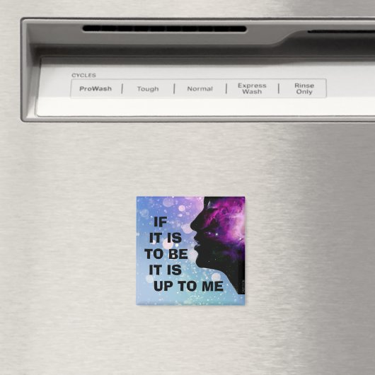 "Wenn es sein soll ... dann liegt es an mir." Magnet (In Situ (Geschirrspüler))