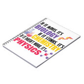 Wenn es sich bewegt, dann ist es Biologie Notizblock (Linke Seite)