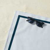 Wenn es sich um ein Buch handelt, das in Blau ersc Strandtuch (Beispiel)