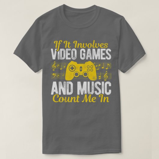 Wenn es sich um Videospiele handelt, zählen Sie mi T-Shirt (Design vorne)