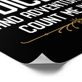 Wenn es sich um Würfel zählen Sie mich in lustigen Poster (Ecke)