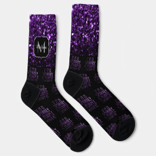 Wenn es Sparkly Purple ist, möchte ich es in Black Socken