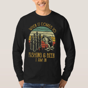 Wenn es um Fischen & Bier geht, bin ich im Funny F T-Shirt