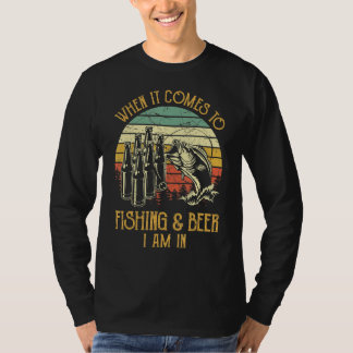 Wenn es um Fischen & Bier geht, bin ich im Funny F T-Shirt