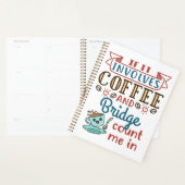 Wenn es um Kaffee und Bridge Niedlich Card Game ge Planer (Anzeige)