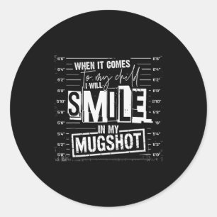Wenn es um mein Kind geht, werde ich in meinem Mug Runder Aufkleber