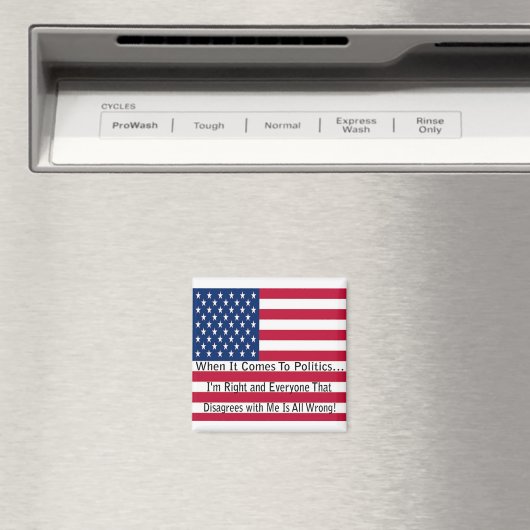 Wenn es um Politik geht Magnet (In Situ (Geschirrspüler))