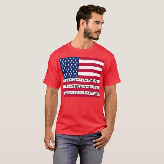 Wenn es um Politik geht T-Shirt (Vorne ganz)