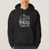 Wenn es um Steine geht, bin ich in der Geologin Ro Hoodie (Vorderseite)