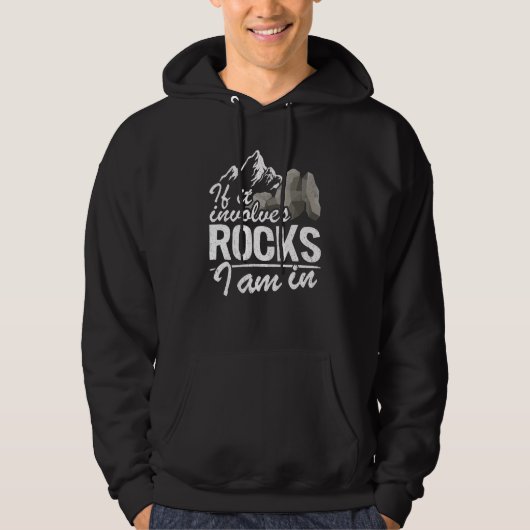 Wenn es um Steine geht, bin ich in der Geologin Ro Hoodie (Vorderseite)